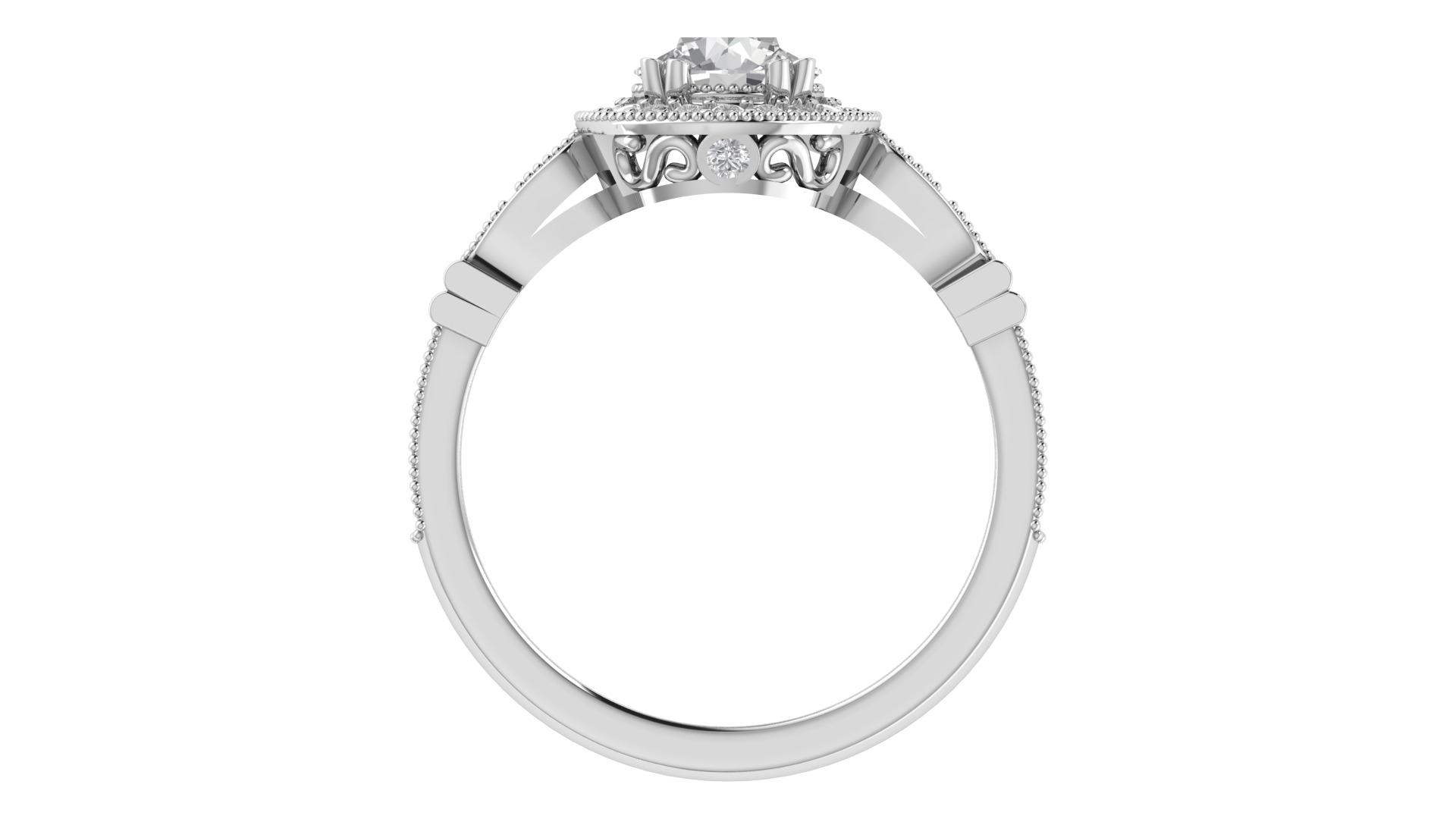 Women Ring  Render 3dm STL OBJ FBX TXT Details 3D print model_6