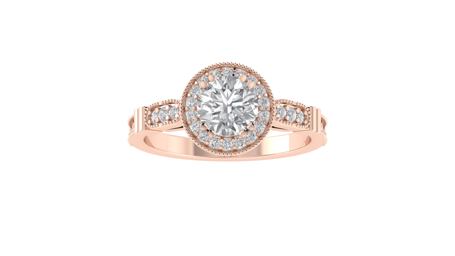 Women Ring  Render 3dm STL OBJ FBX TXT Details 3D print model_1