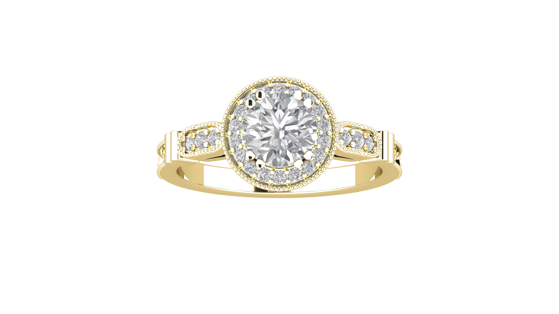 Women Ring  Render 3dm STL OBJ FBX TXT Details 3D print model_2