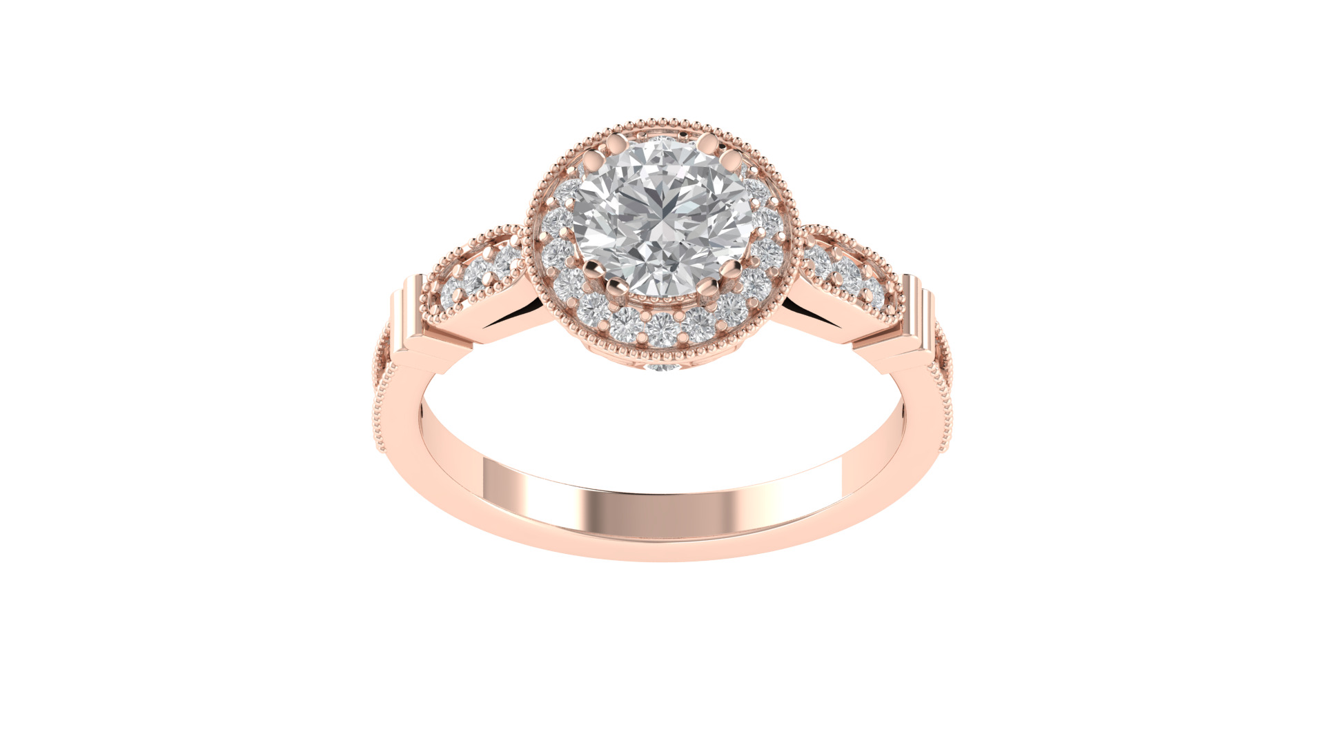 Women Ring  Render 3dm STL OBJ FBX TXT Details 3D print model_12