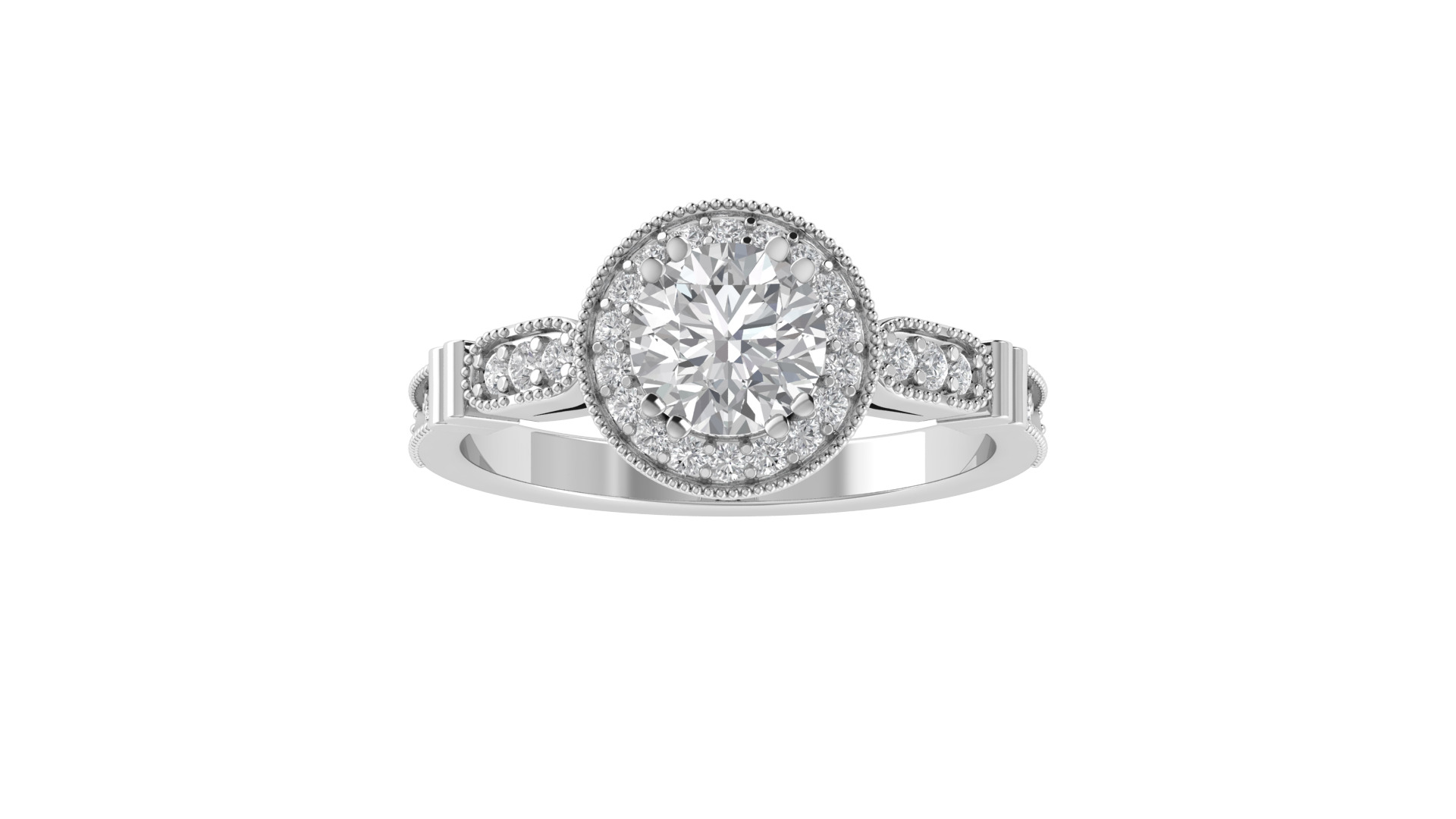 Women Ring  Render 3dm STL OBJ FBX TXT Details 3D print model_3