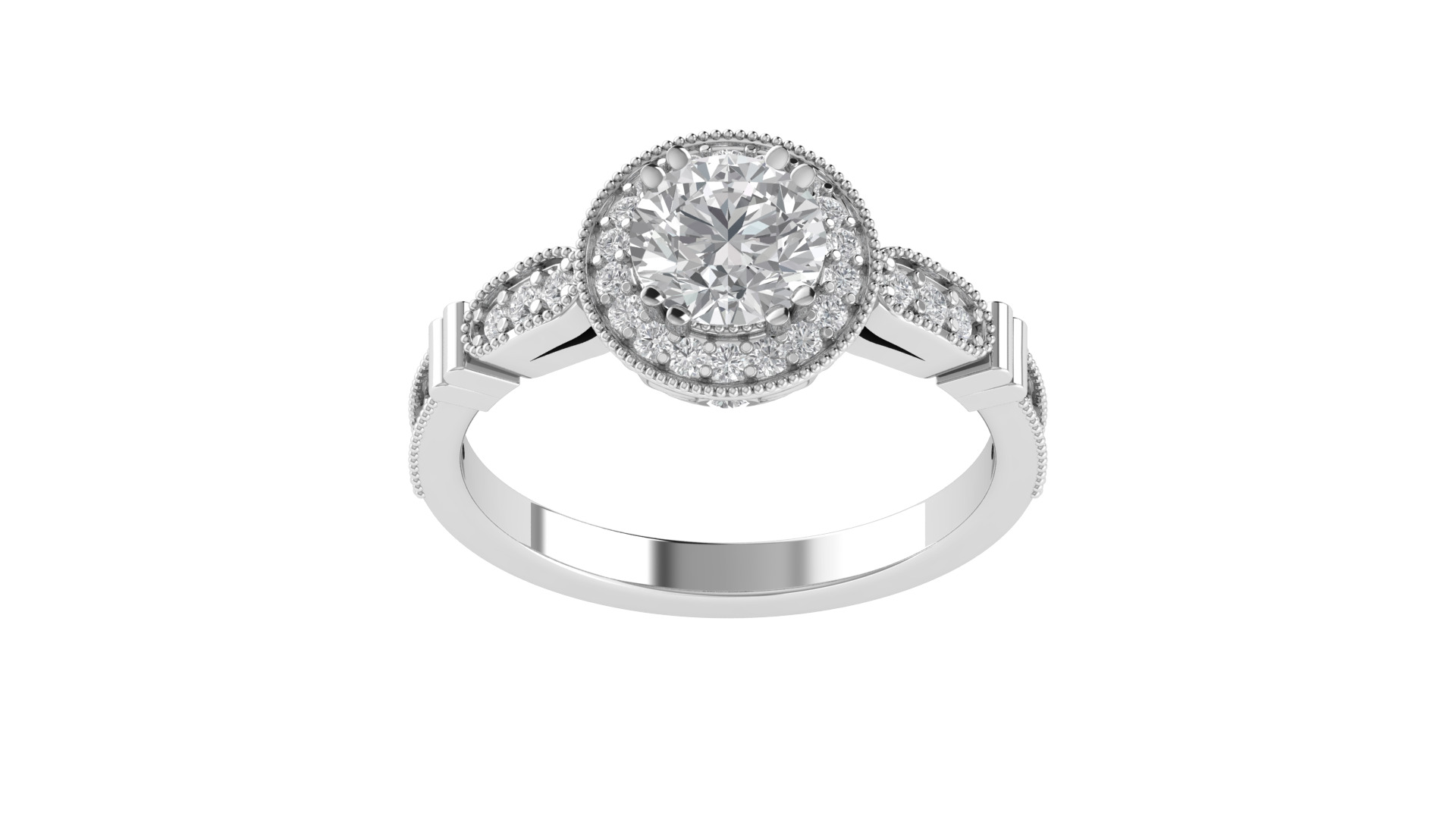 Women Ring  Render 3dm STL OBJ FBX TXT Details 3D print model_14