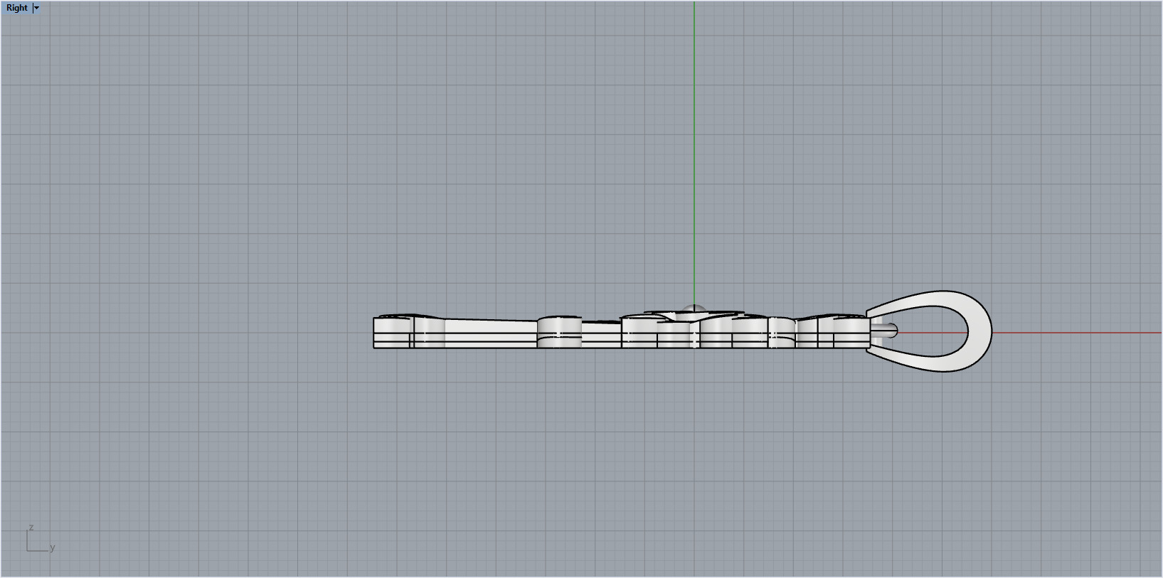 Cross Pendant 65019 3D print model_6