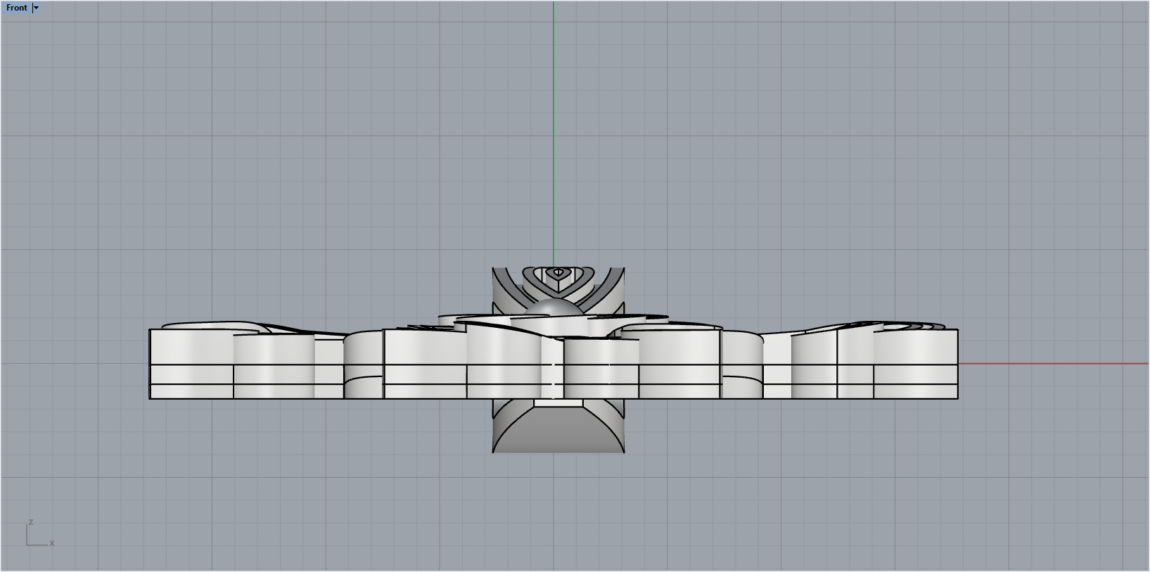 Cross Pendant 65019 3D print model_5