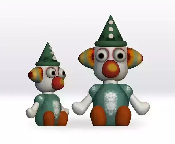 Repo Clown STL file 3D Model Character Fanart 3D print model