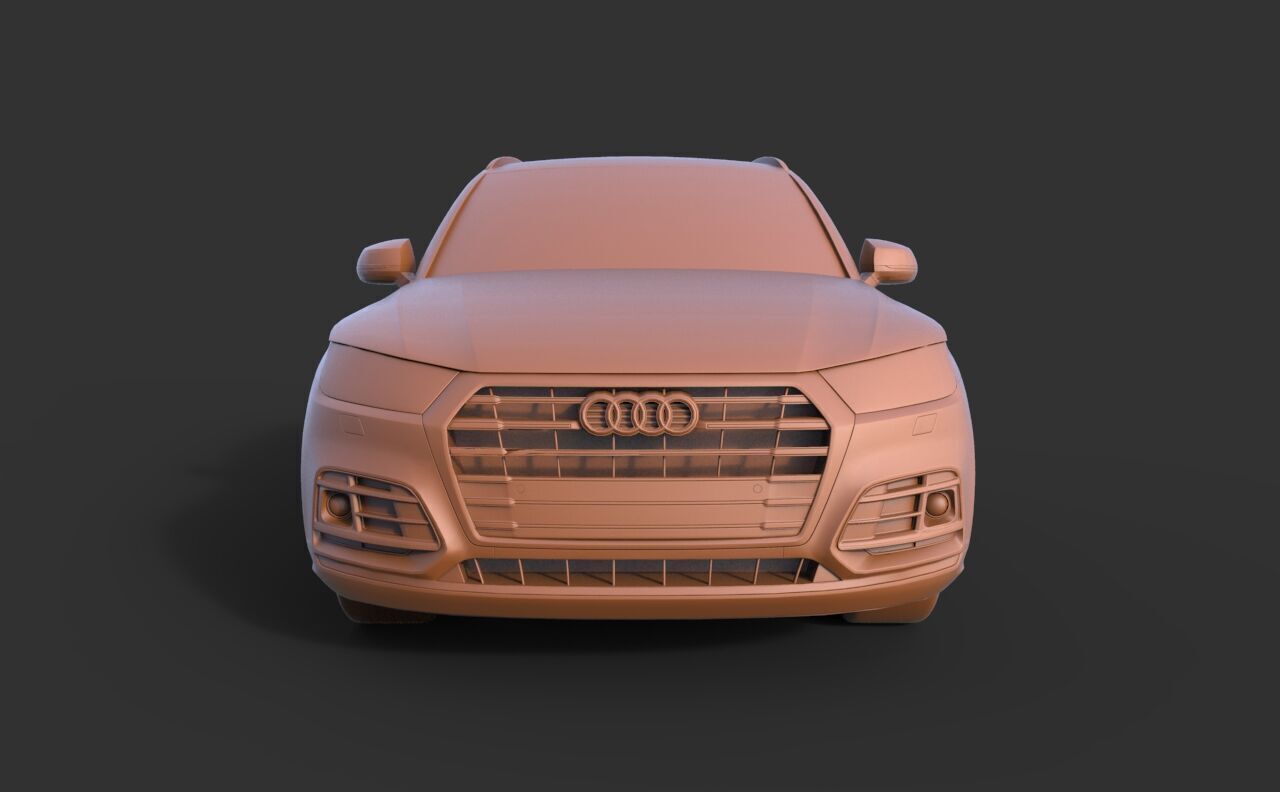 Audi Q5 2019 3D print model_1