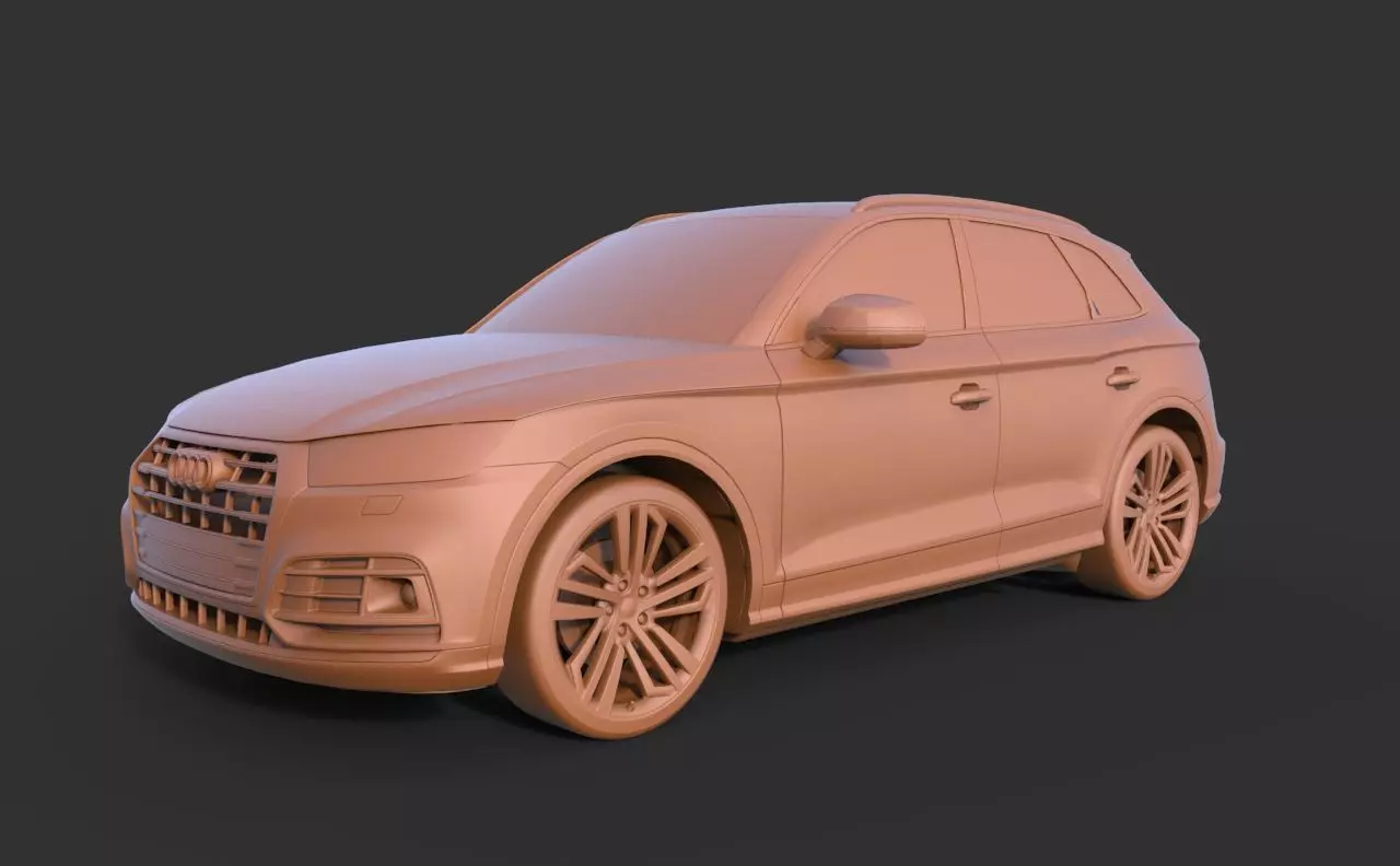 Audi Q5 2019 3D print model_0