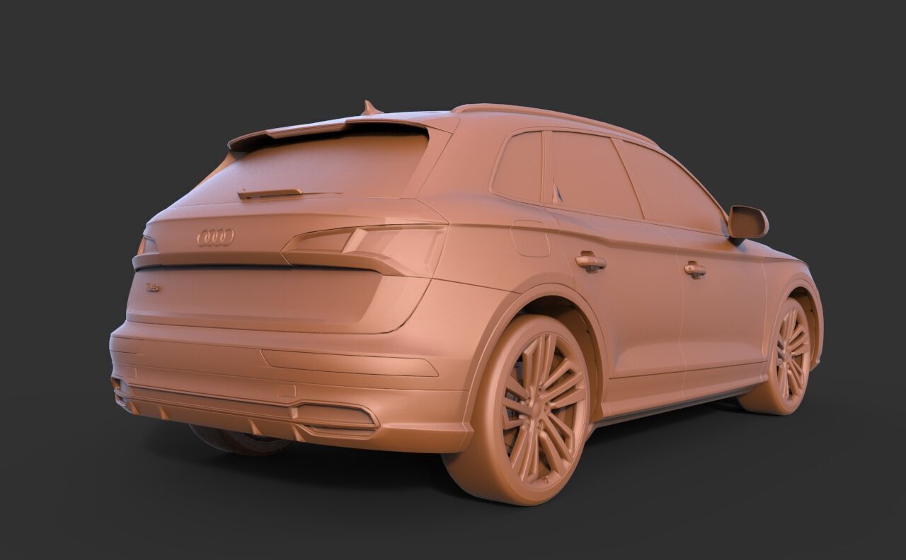 Audi Q5 2019 3D print model_4