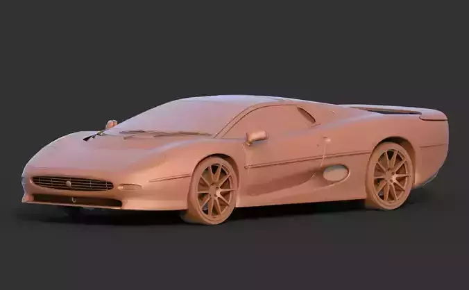Jaguar XJ220 3D print model