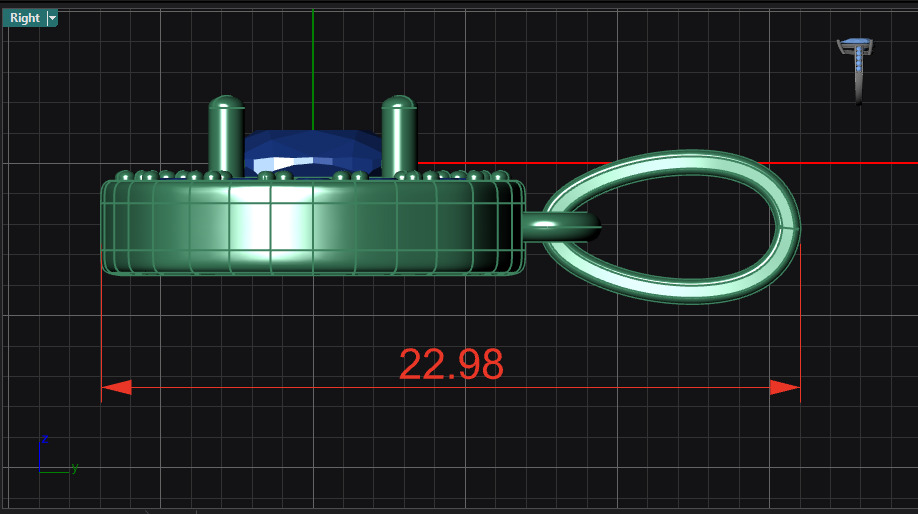 Pendant Wiki 3D print model_5