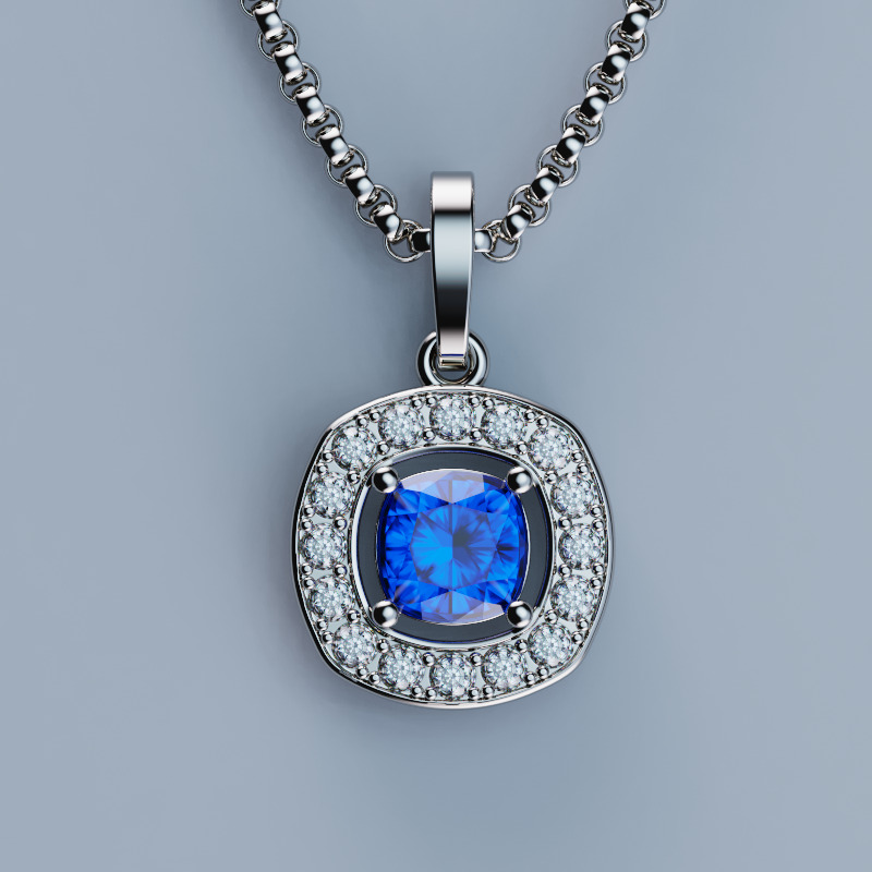 Pendant Wiki 3D print model_2