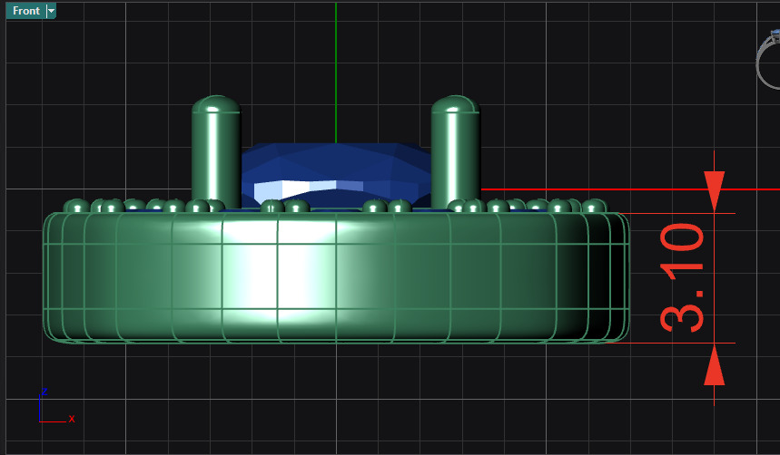 Pendant Wiki 3D print model_4