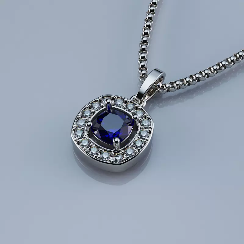 Pendant Wiki 3D print model_0