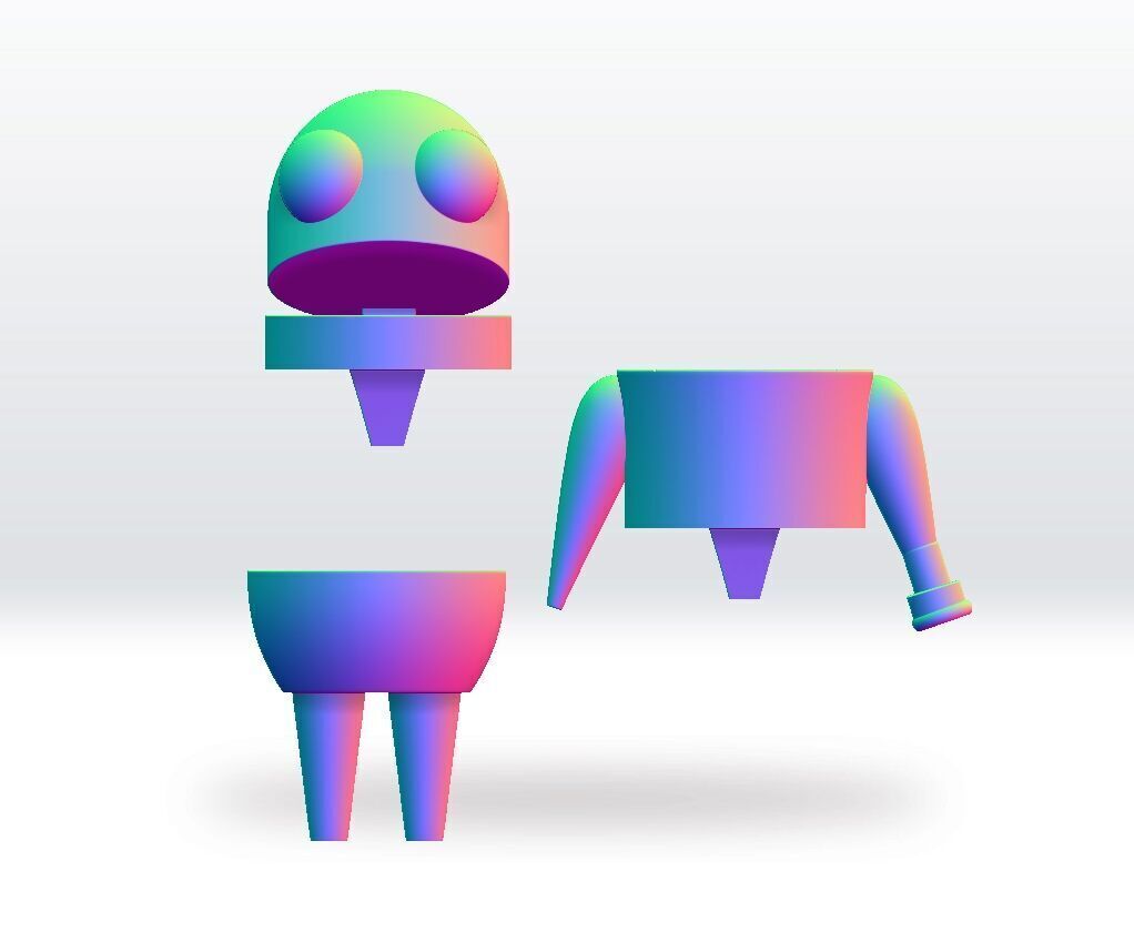 Repo Rocky STL file Repo 3D Model Character Fanart 3D print model_1