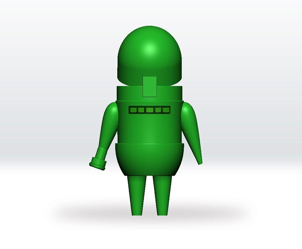 Repo Rocky STL file Repo 3D Model Character Fanart 3D print model_4