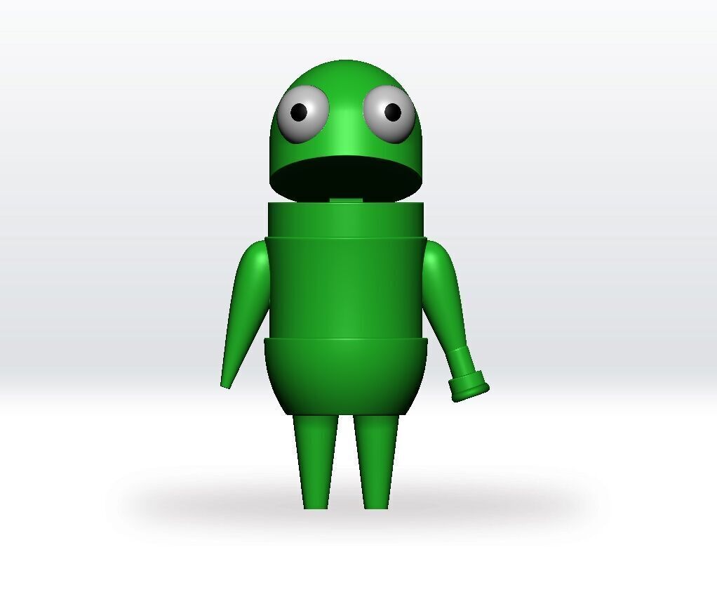 Repo Rocky STL file Repo 3D Model Character Fanart 3D print model_2