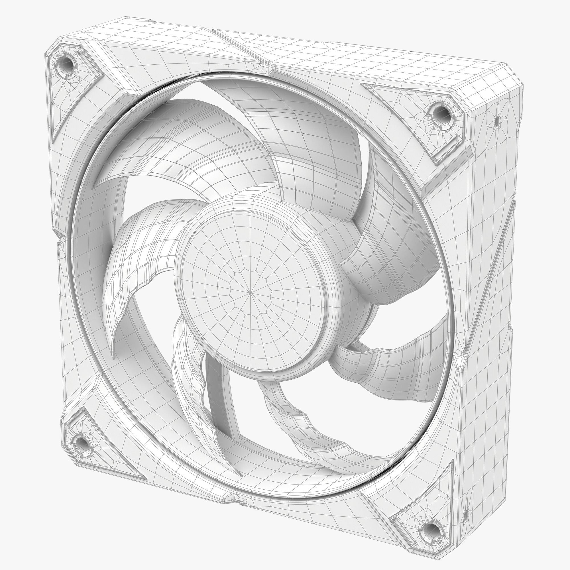 Computer Fan 3D model_9