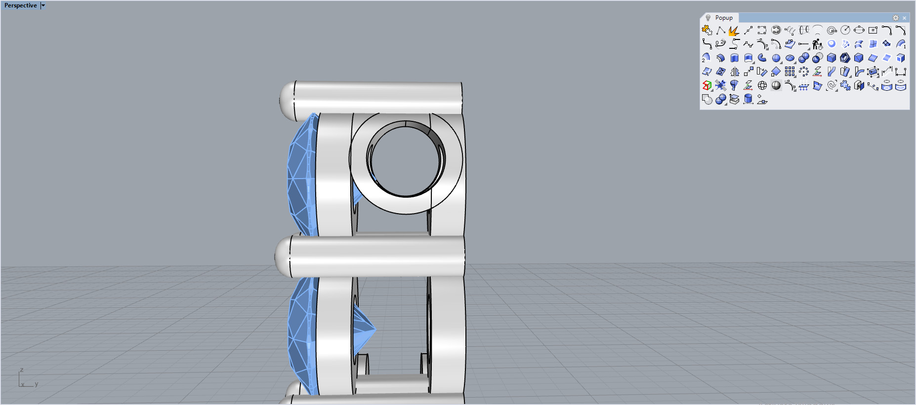 Cross Pendant 50076 3D print model_4