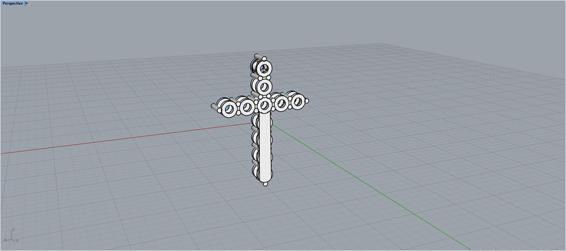 Cross Pendant 50076 3D print model_8