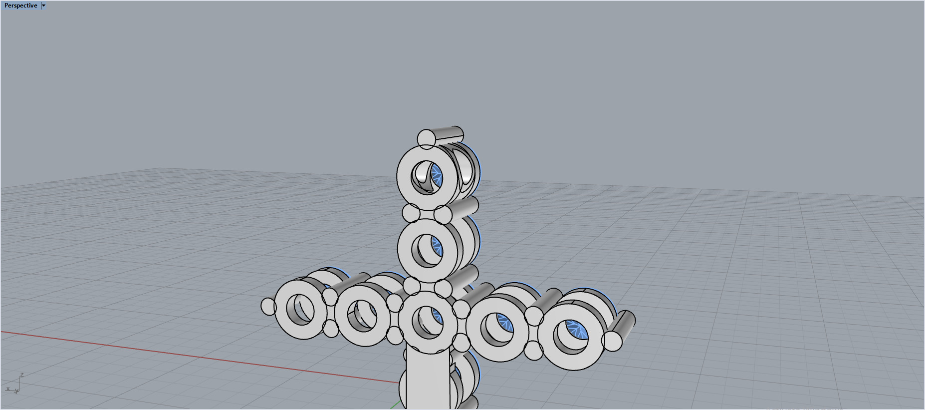 Cross Pendant 50076 3D print model_6