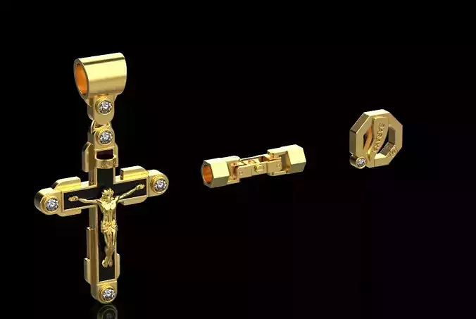 Jesus Cross Pendant 40192