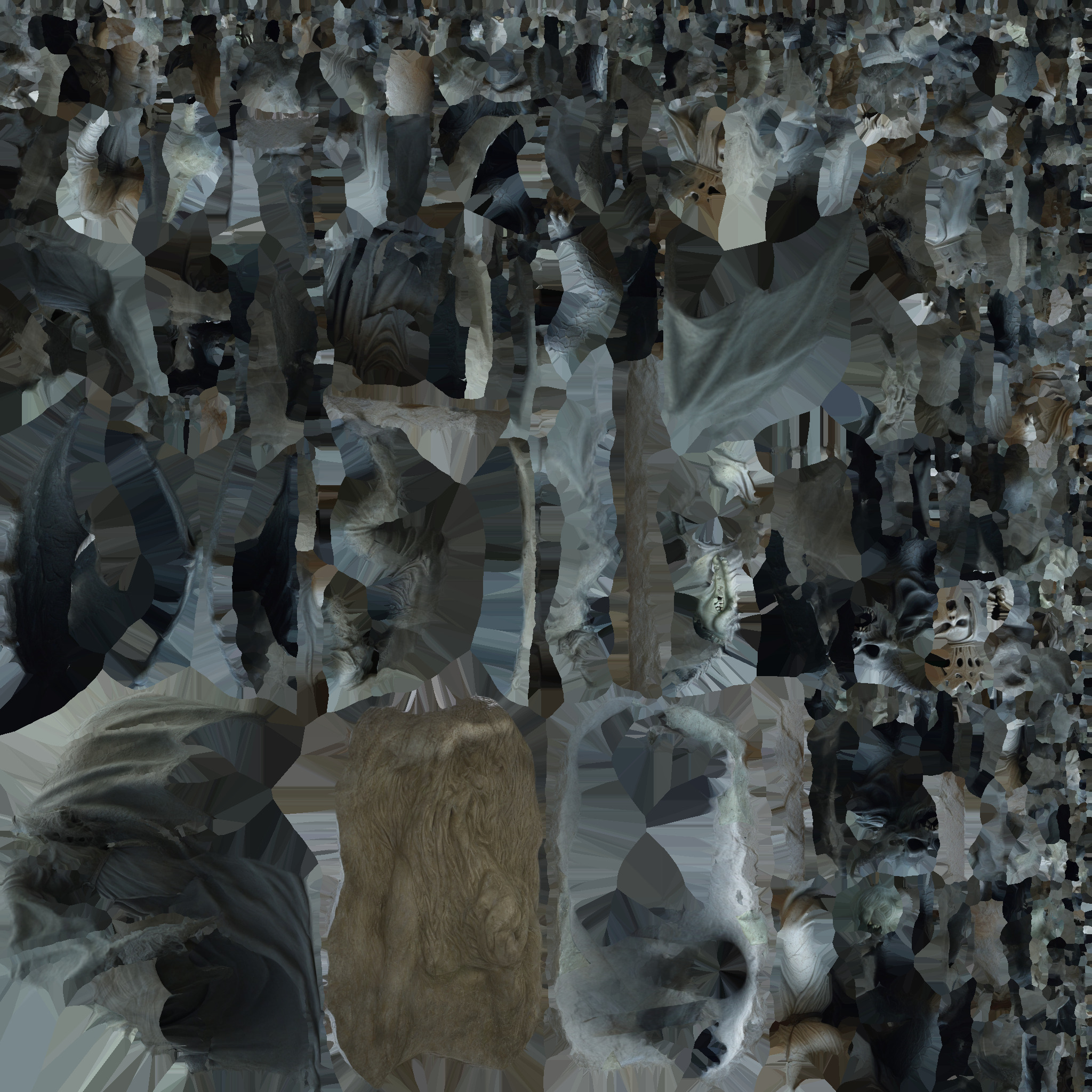 The ghost Queen statue Low-poly 3D model_9