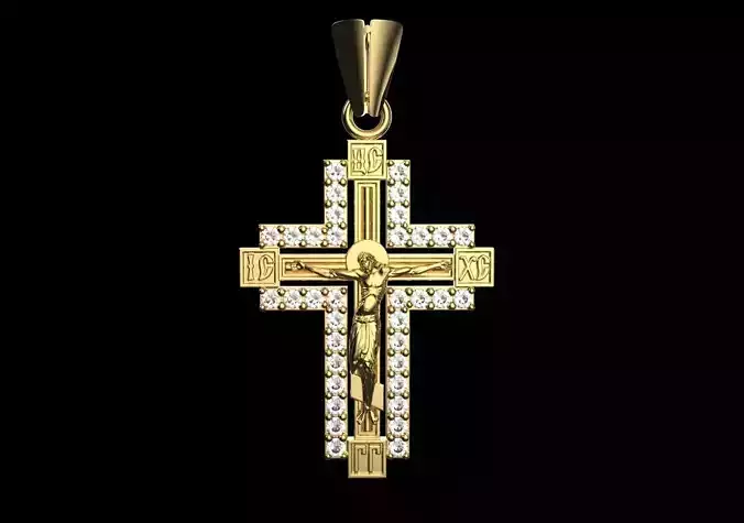Jesus Cross Pendant 40106