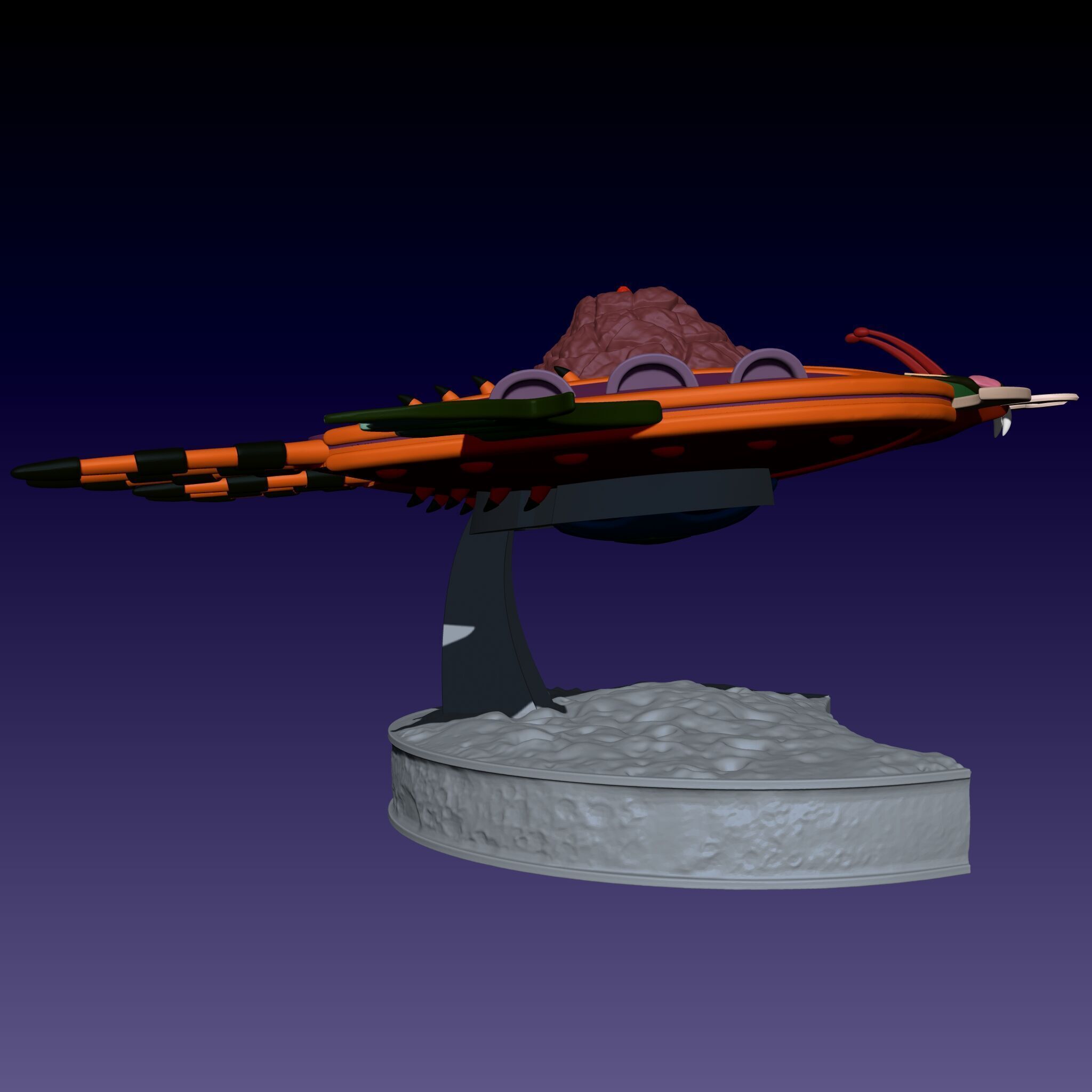 Soucupe Amiral Horos 3D print model_7