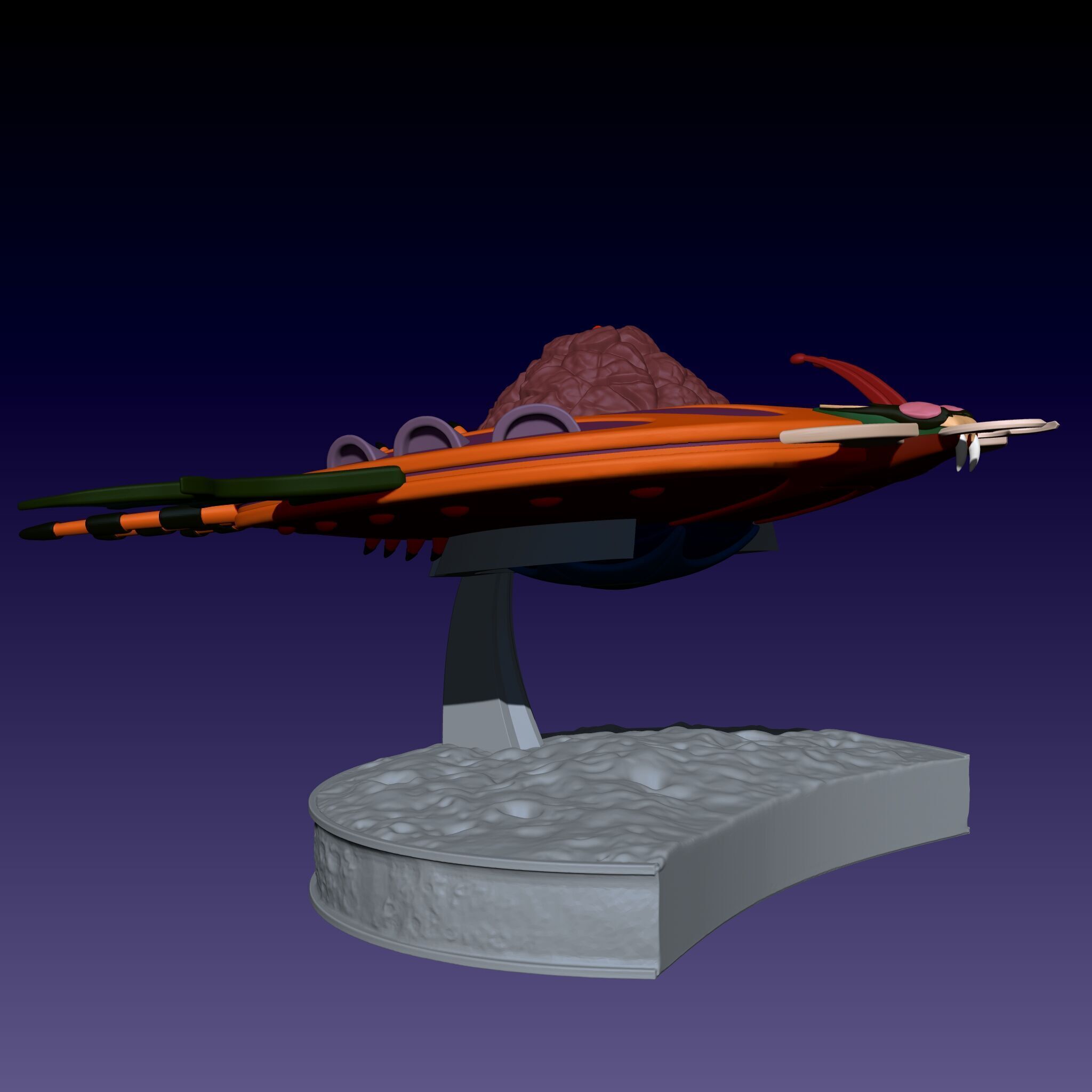 Soucupe Amiral Horos 3D print model_8