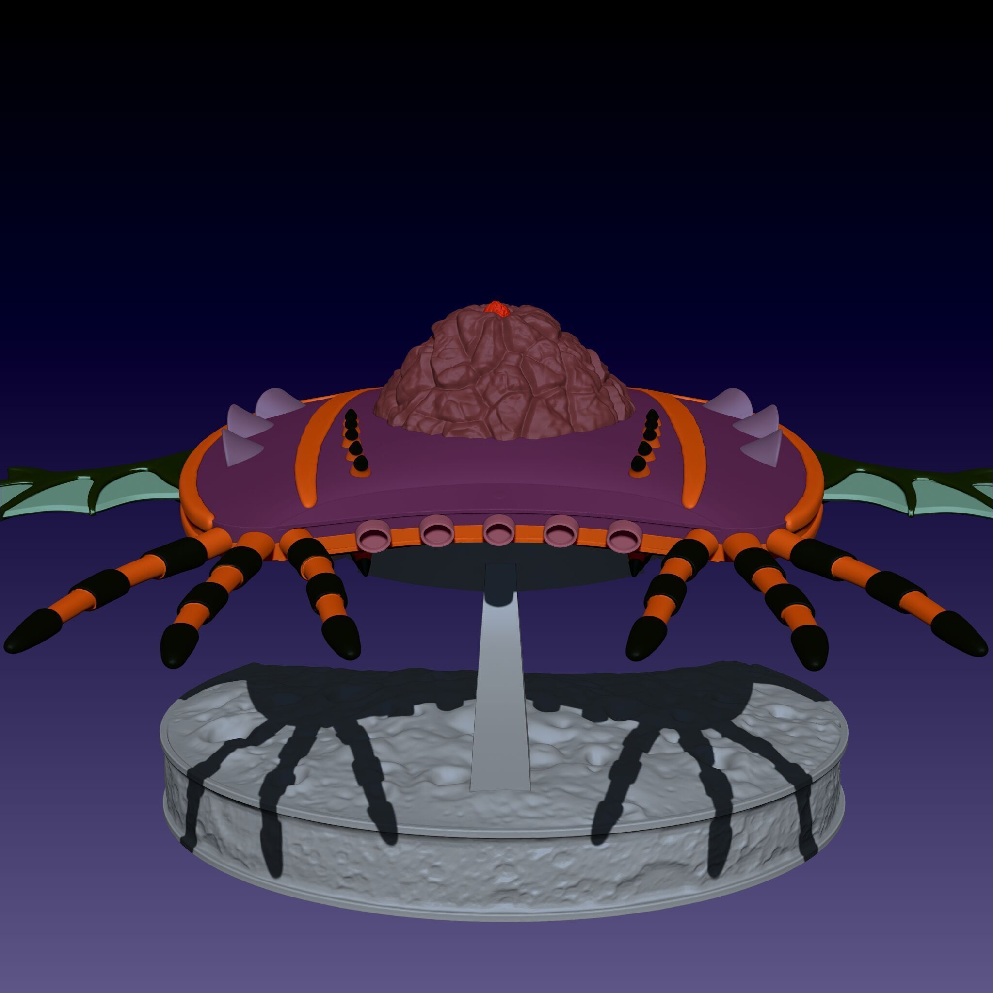 Soucupe Amiral Horos 3D print model_5