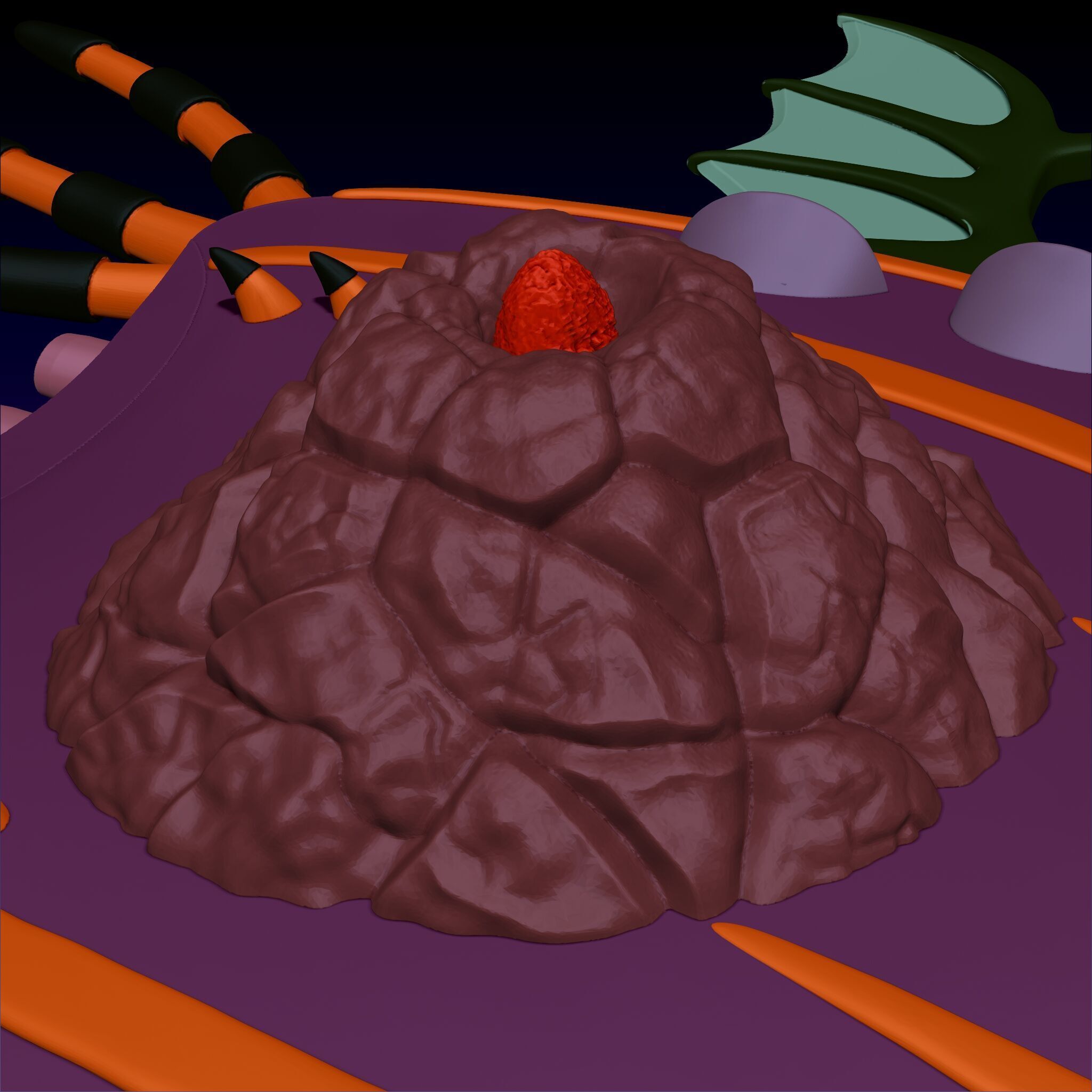 Soucupe Amiral Horos 3D print model_1