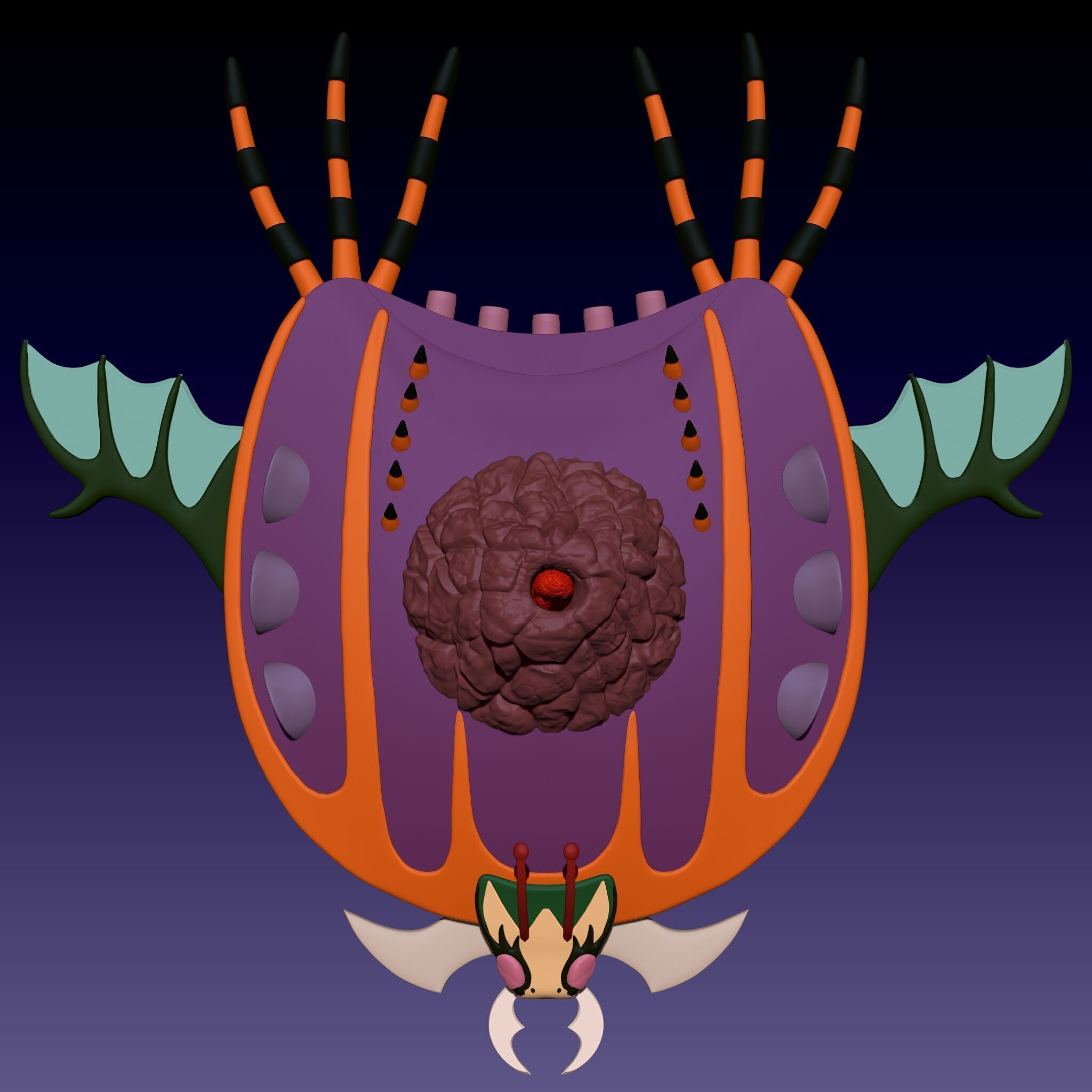 Soucupe Amiral Horos 3D print model_3