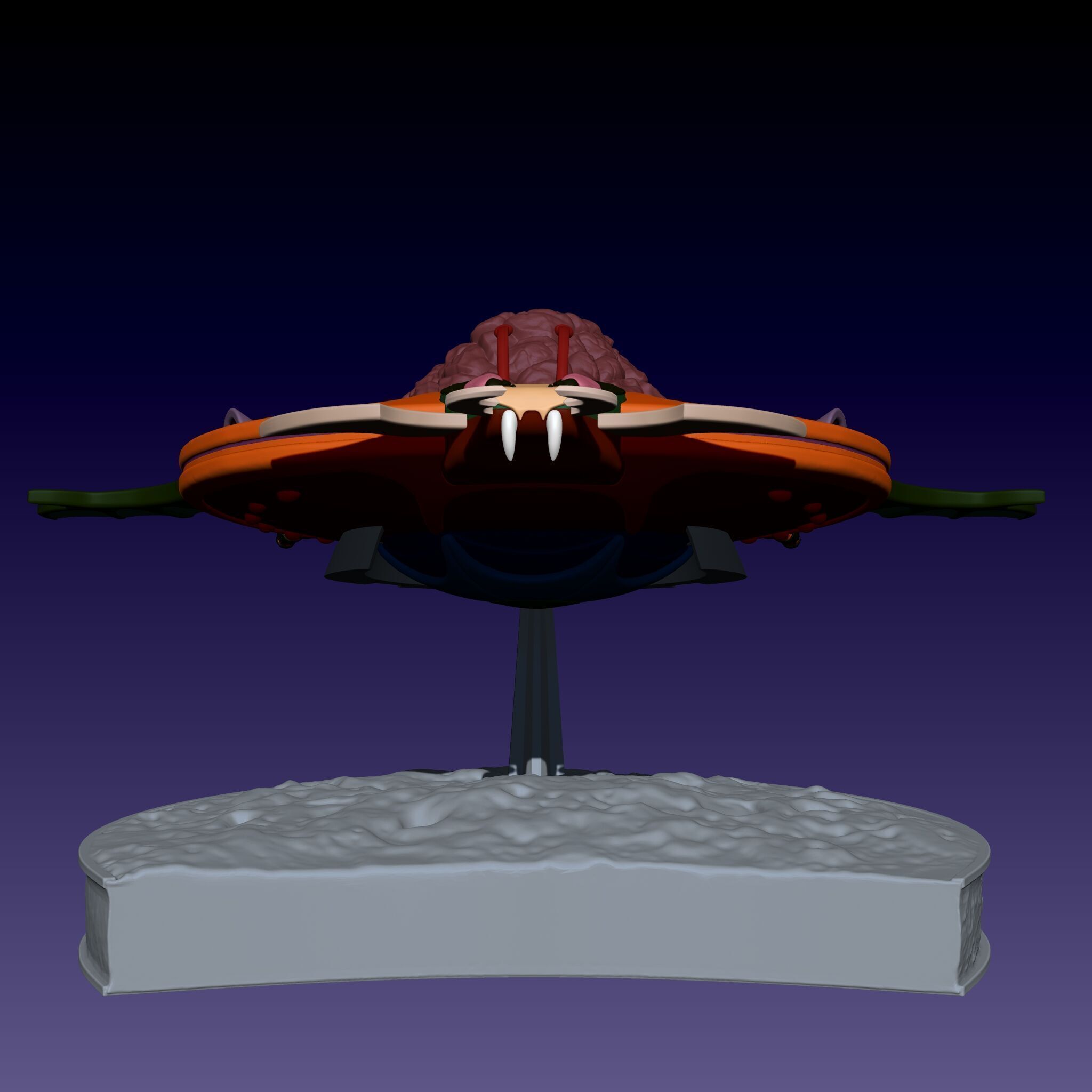 Soucupe Amiral Horos 3D print model_9