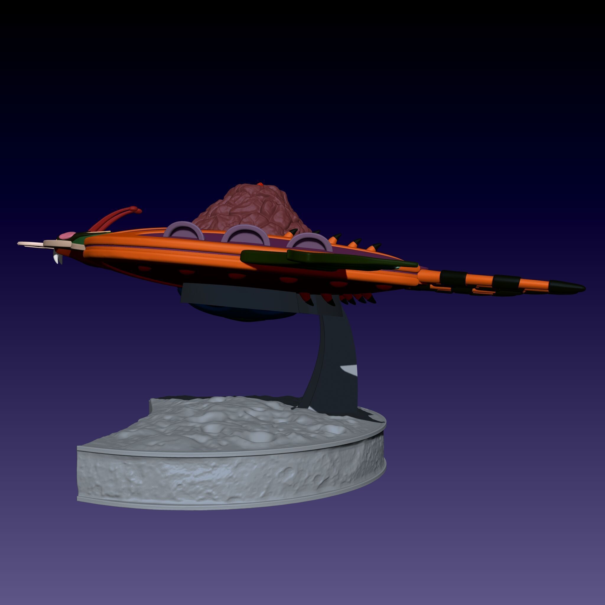 Soucupe Amiral Horos 3D print model_6