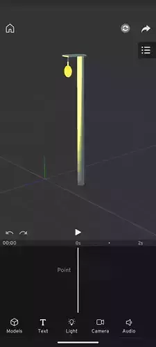 simple light pole prisma3d only