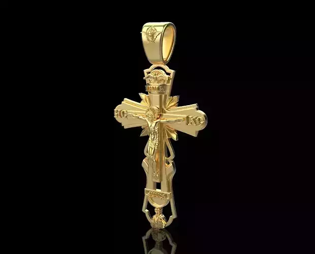 Jesus Cross Pendant 29004 3D print model