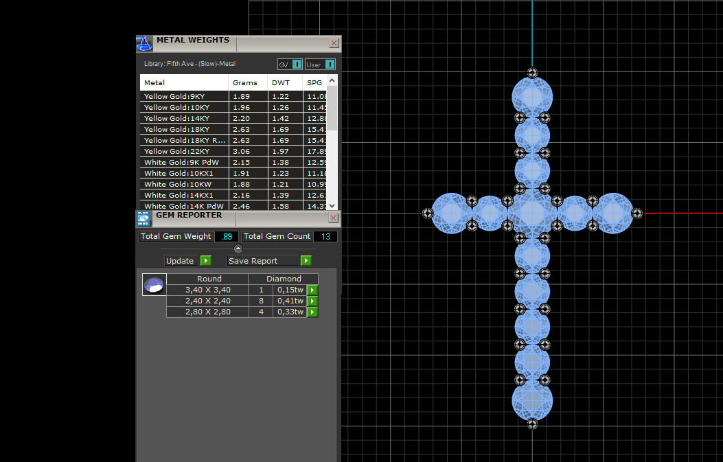 Cross Pendant 11486 3D print model_9