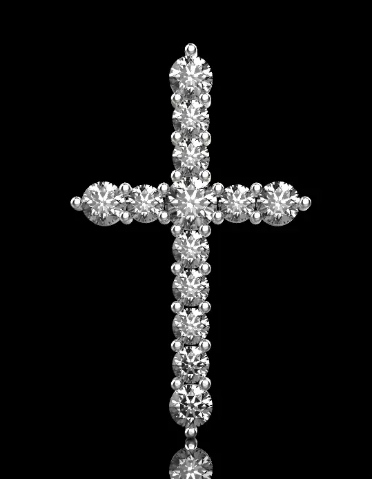 Cross Pendant 11486 3D print model_0