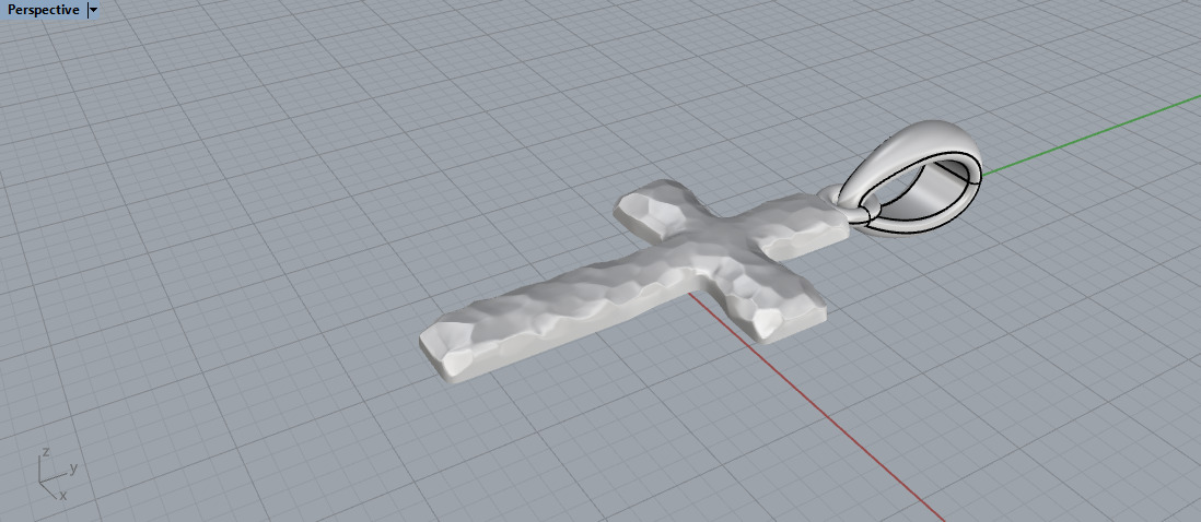 Cross Pendant 11348 3D print model_5