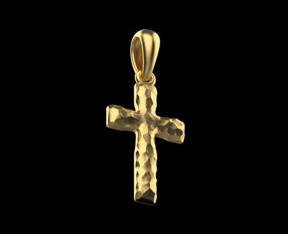 Cross Pendant 11348 3D print model_4