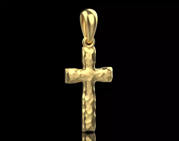 Cross Pendant 11348 3D print model_0