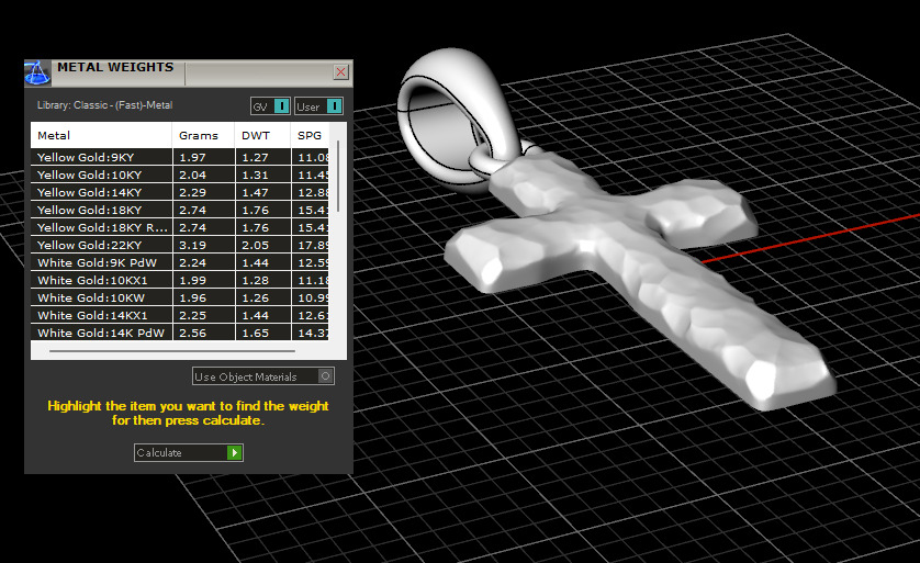 Cross Pendant 11348 3D print model_11