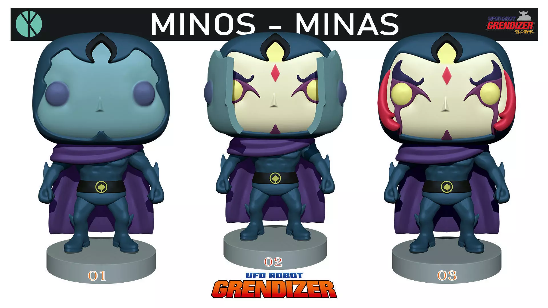 MinosMinas - Grendizer 3D print model_0