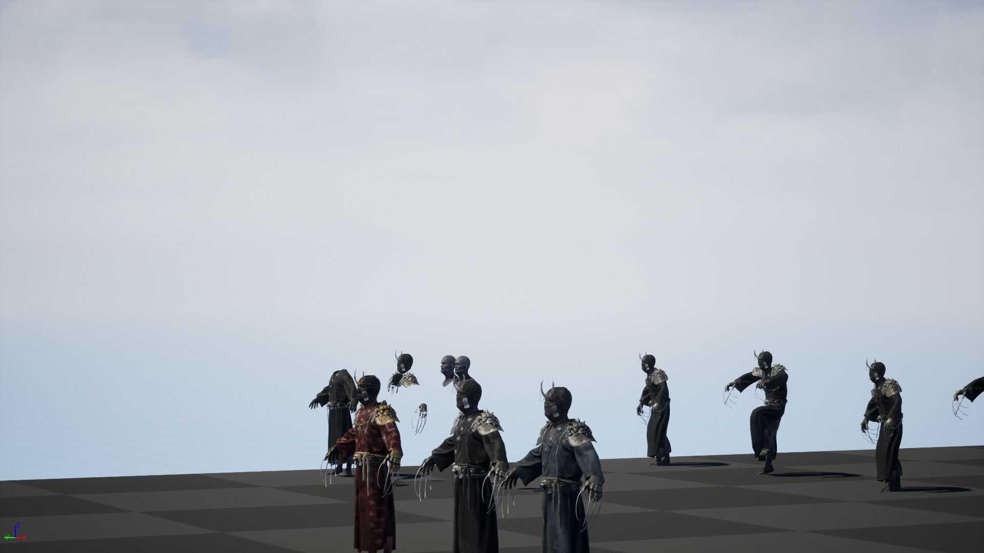 Maniac Samurai Low-poly 3D model_34