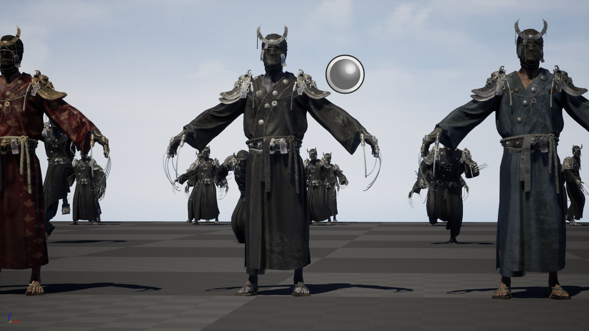 Maniac Samurai Low-poly 3D model_32