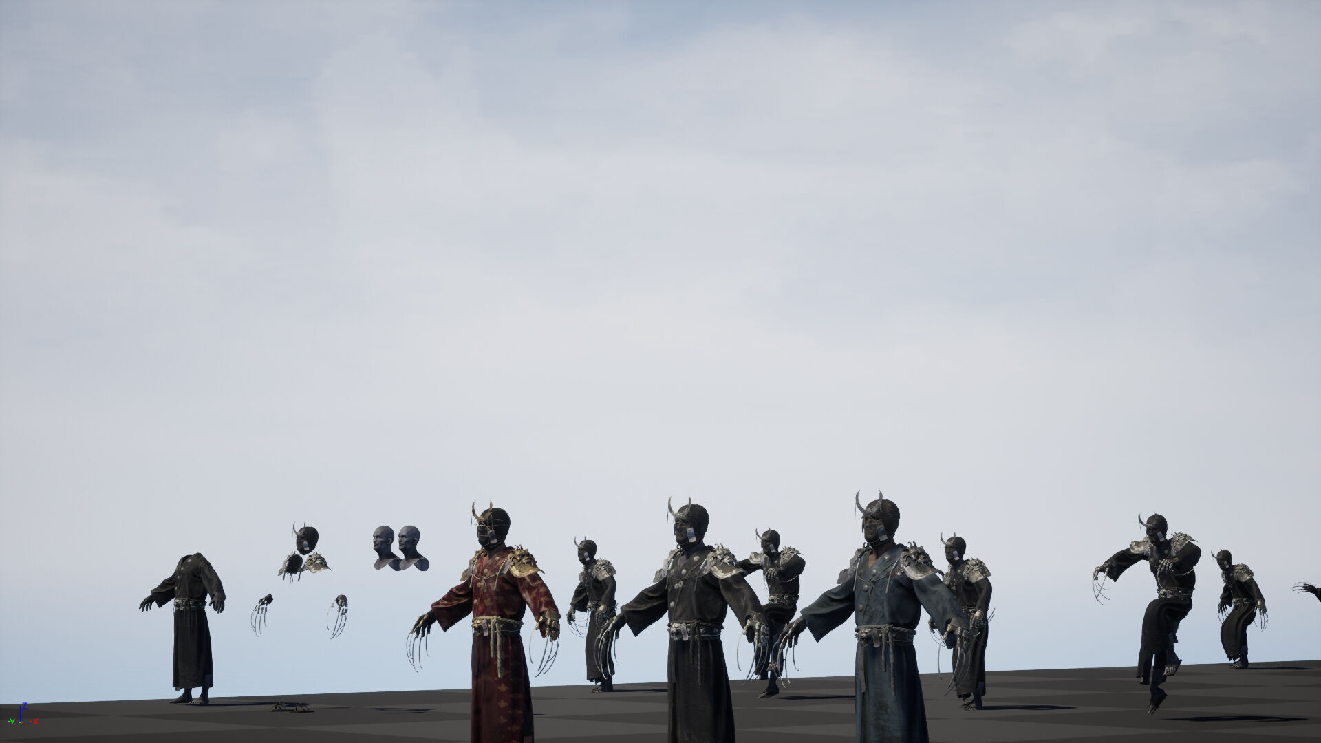 Maniac Samurai Low-poly 3D model_33