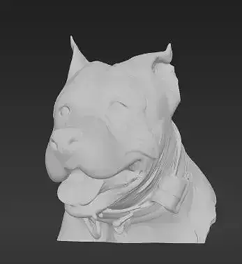 American Staffordshire Terrier Bust