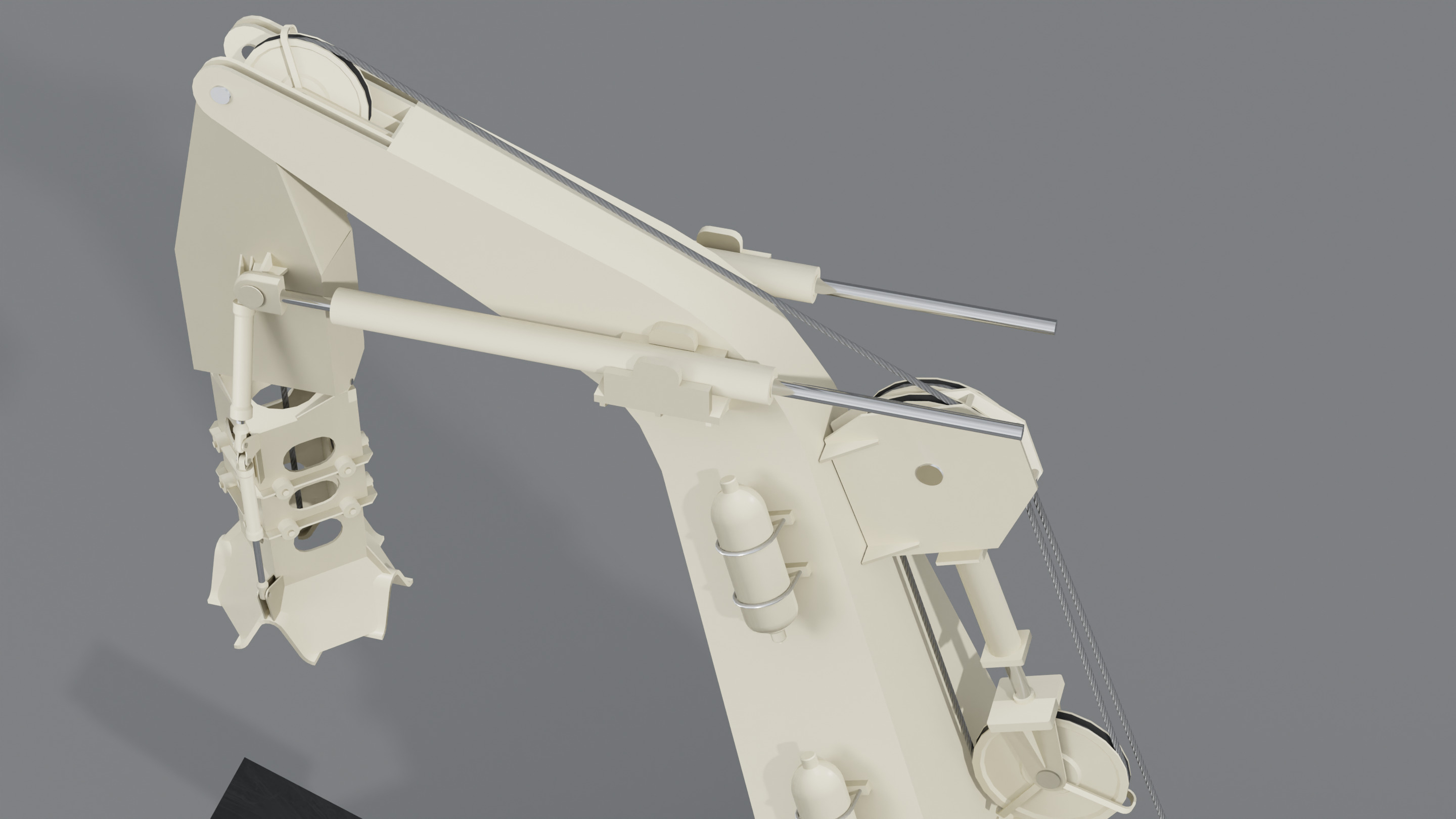 Hybrid Highspeed Craft Vessel 3D model_14