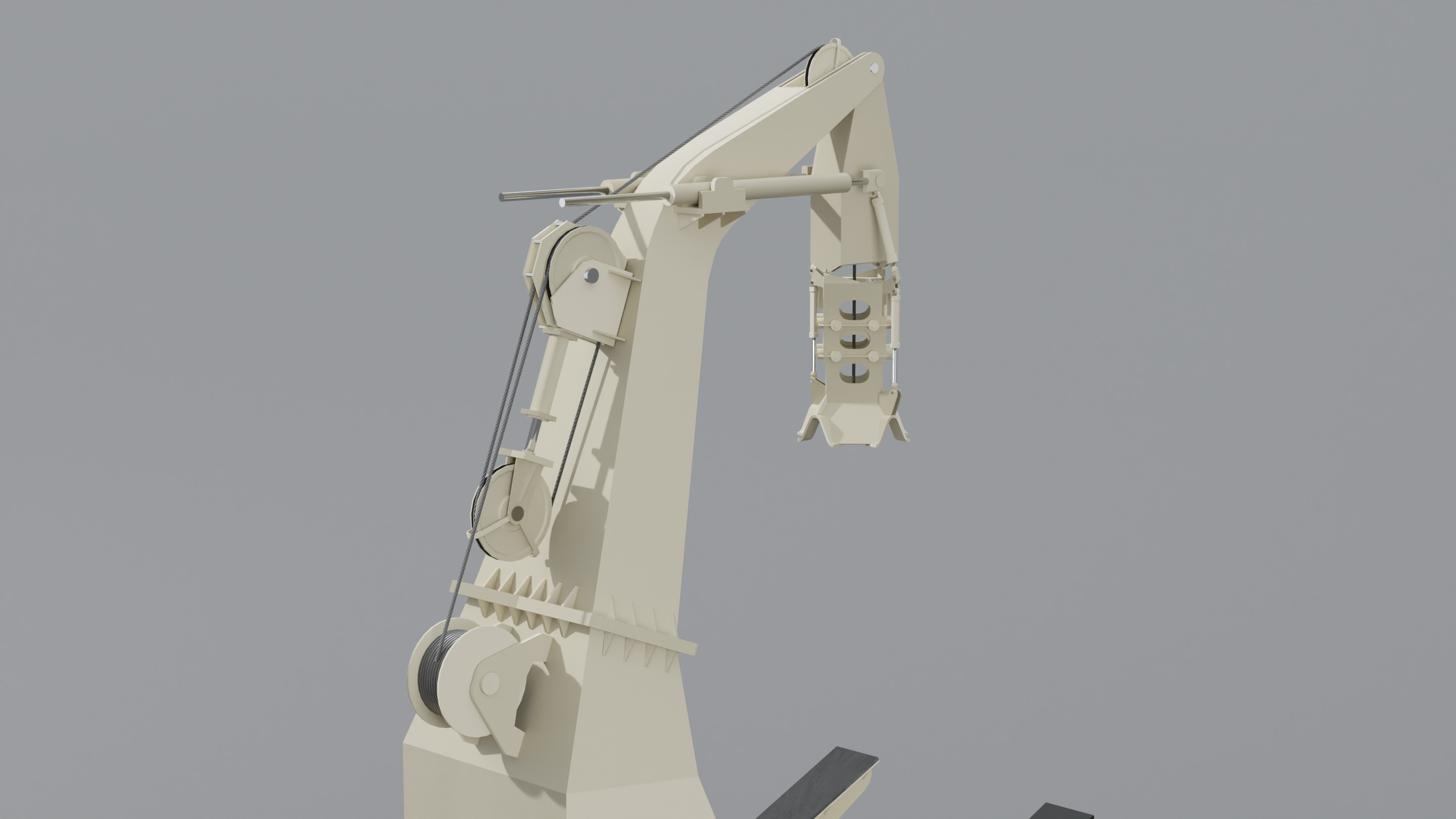 Hybrid Highspeed Craft Vessel 3D model_15