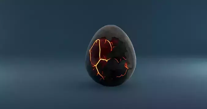 Ancient Dragon Egg Volcanic Core  